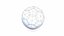 Ballon de football générique noir et blanc Low-poly PBR