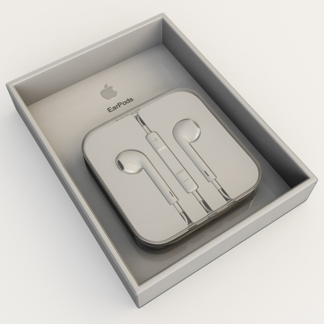 Apple Pods Box 3d Model