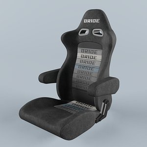 BRIDE EUROSTER II CRUZ Gradation Logo Seat 3D model