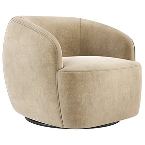 CB2 Gwyneth Swivel Chair