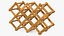 Foldable Wooden Wine Bottle Rack