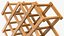 Foldable Wooden Wine Bottle Rack
