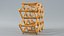 Foldable Wooden Wine Bottle Rack