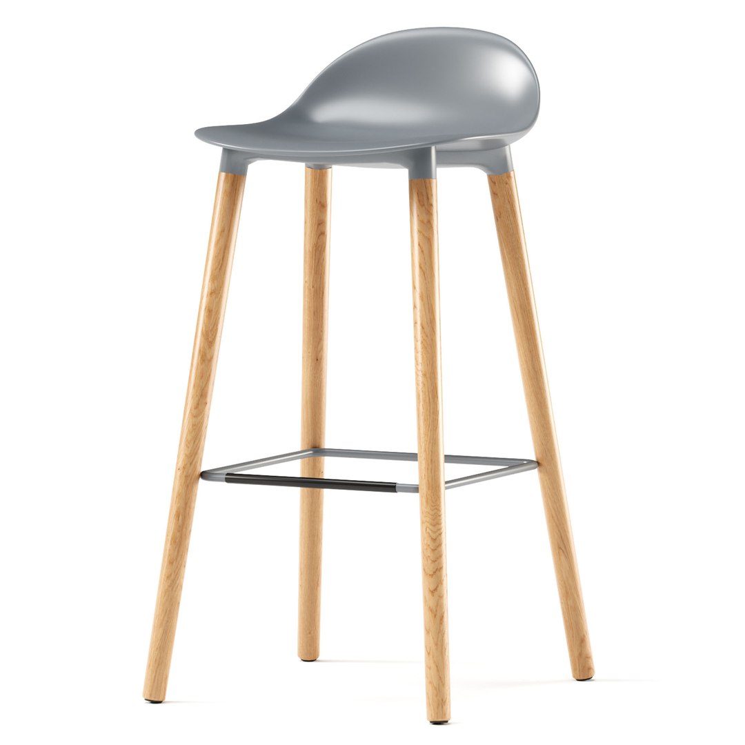 Allermuir Stool Kin Low Back Model - TurboSquid 2419248
