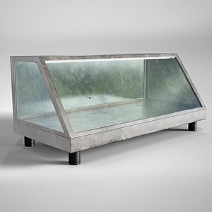 Retro Food Display - Vintage Glass Showcase model