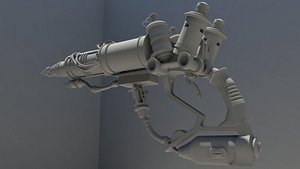 3D super sonic blaster model