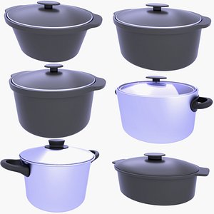 3D Cooking Pots v1