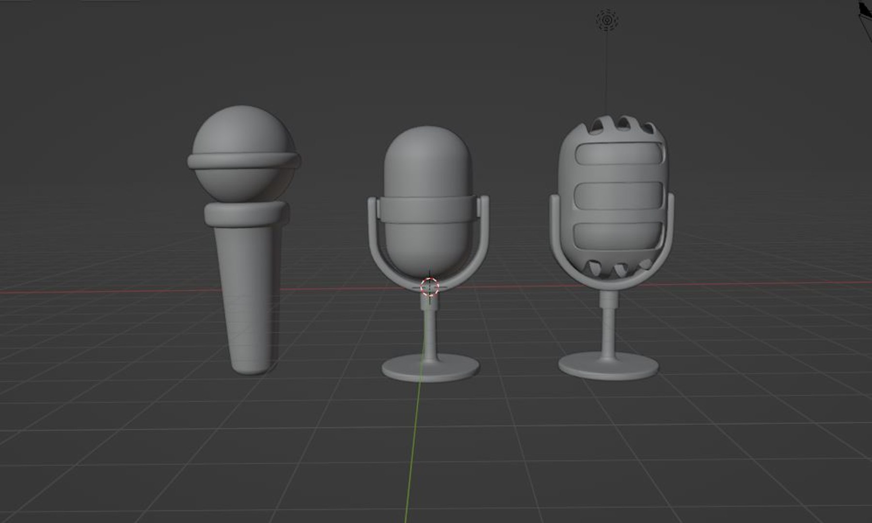 3D 3d Microphone 3D Model Model - TurboSquid 2332947