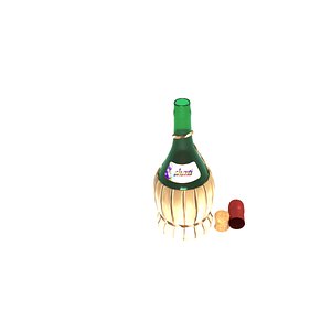 3D botella