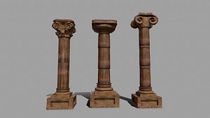 3D pillar set