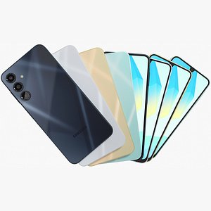 Samsung Galaxy A16 5G All Colors 3D