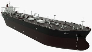 tanker oil trader vessel 3D