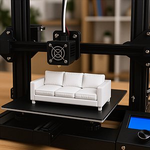 Modern Sofa 3D Printable 3D print model