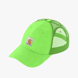 Carhartt Canvas Mesh Back Cap Bamboo 3D model