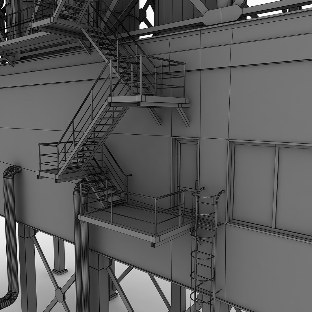 3ds Industrial Loading Silo 01