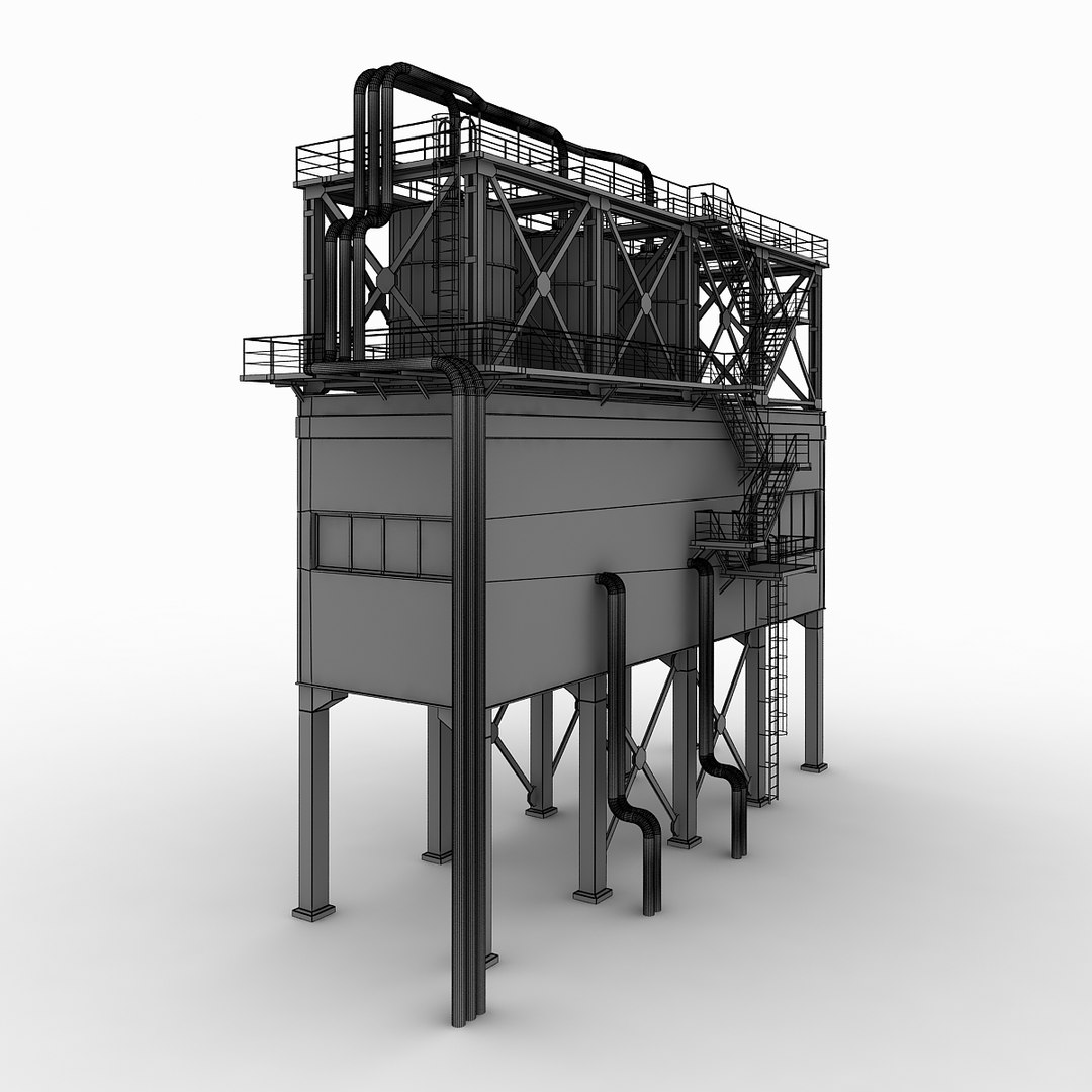 3ds Industrial Loading Silo 01