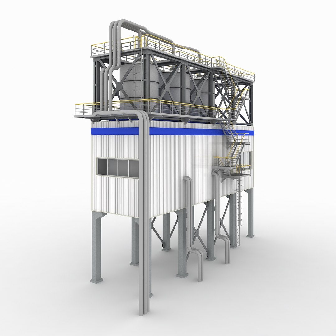 3ds Industrial Loading Silo 01