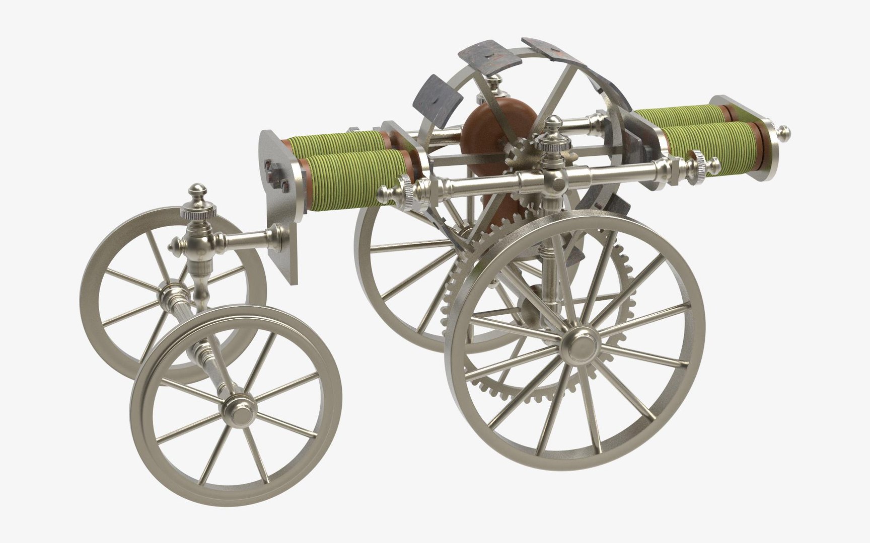Victorian Electric Model Of A Road Locomotive 3D Model - TurboSquid 1843201