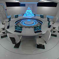 Sci fi meeting room