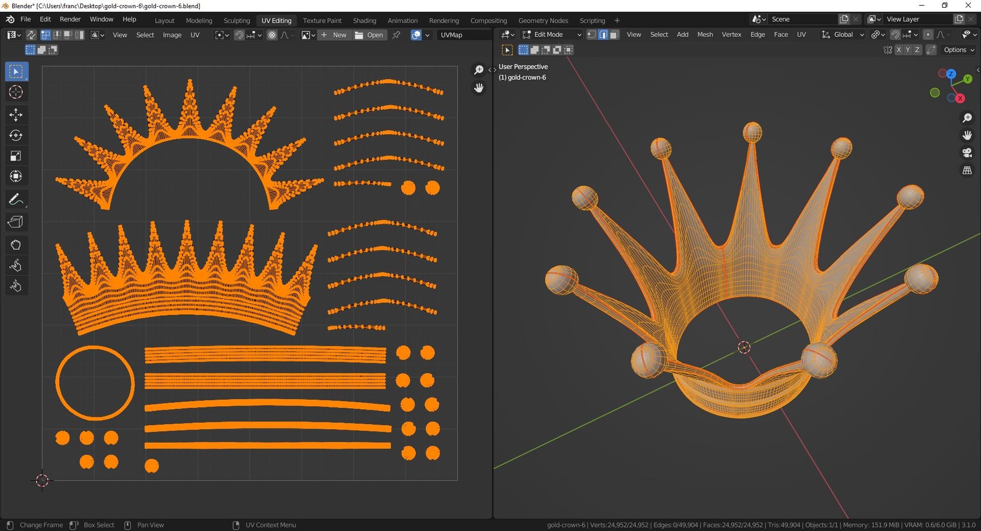 3D Gold crown 6 model https://p.turbosquid.com/ts-thumb/ag/3WMeXC/GH/tsgoldcrown609/jpg/1654551467/1920x1080/fit_q87/d0ea356dd9ca81c7d32020ec8e0f16d5cf9f749c/tsgoldcrown609.jpg