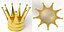3D Gold crown 6 model
