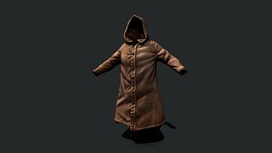 3D model leather jacket