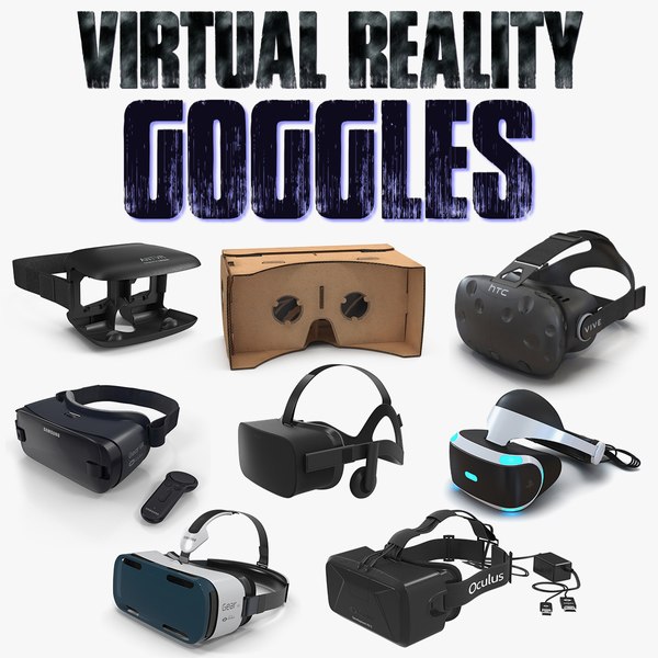 3D model virtual reality goggles 4