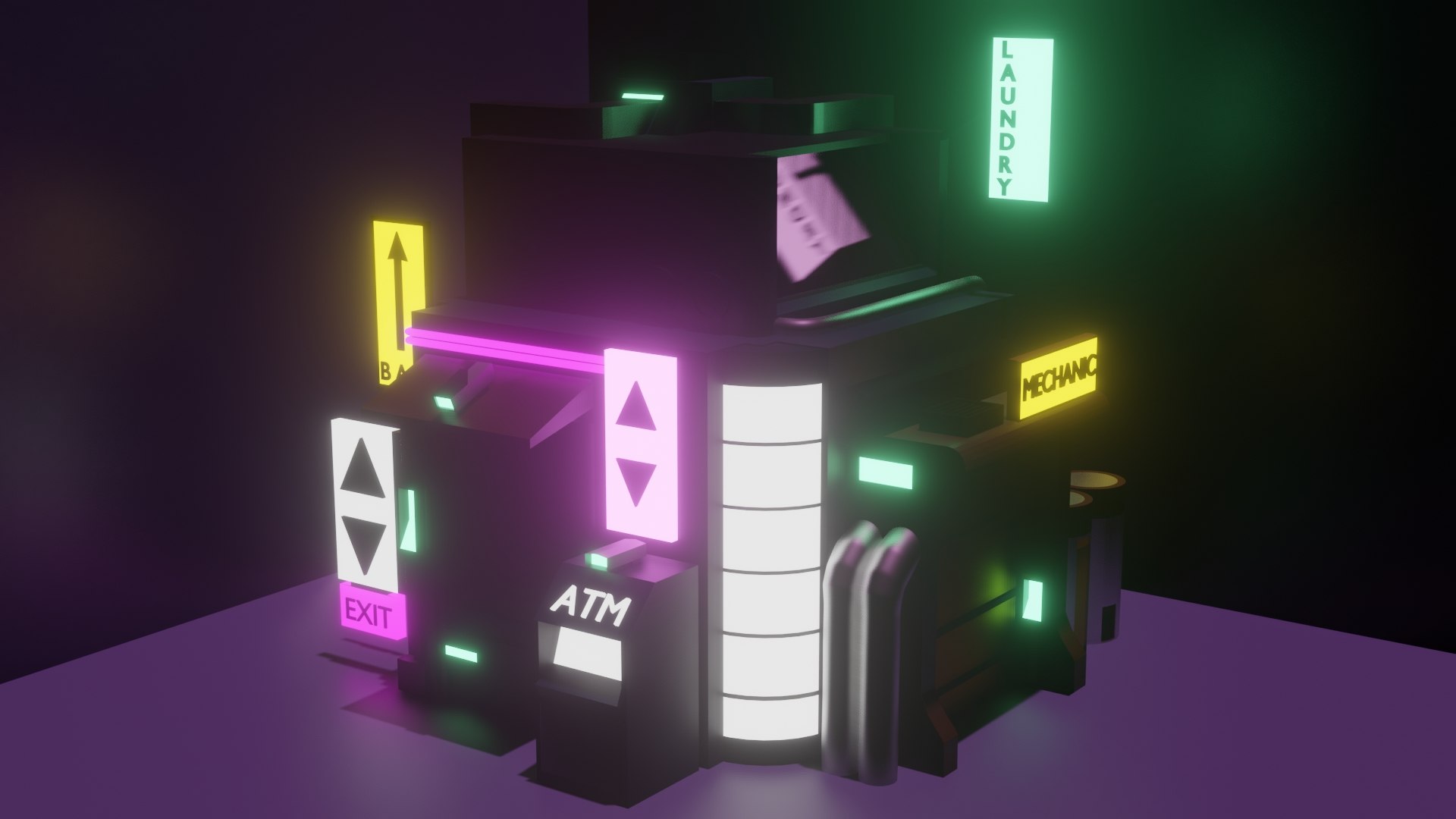 Isometric Building 3D model - TurboSquid 2118869