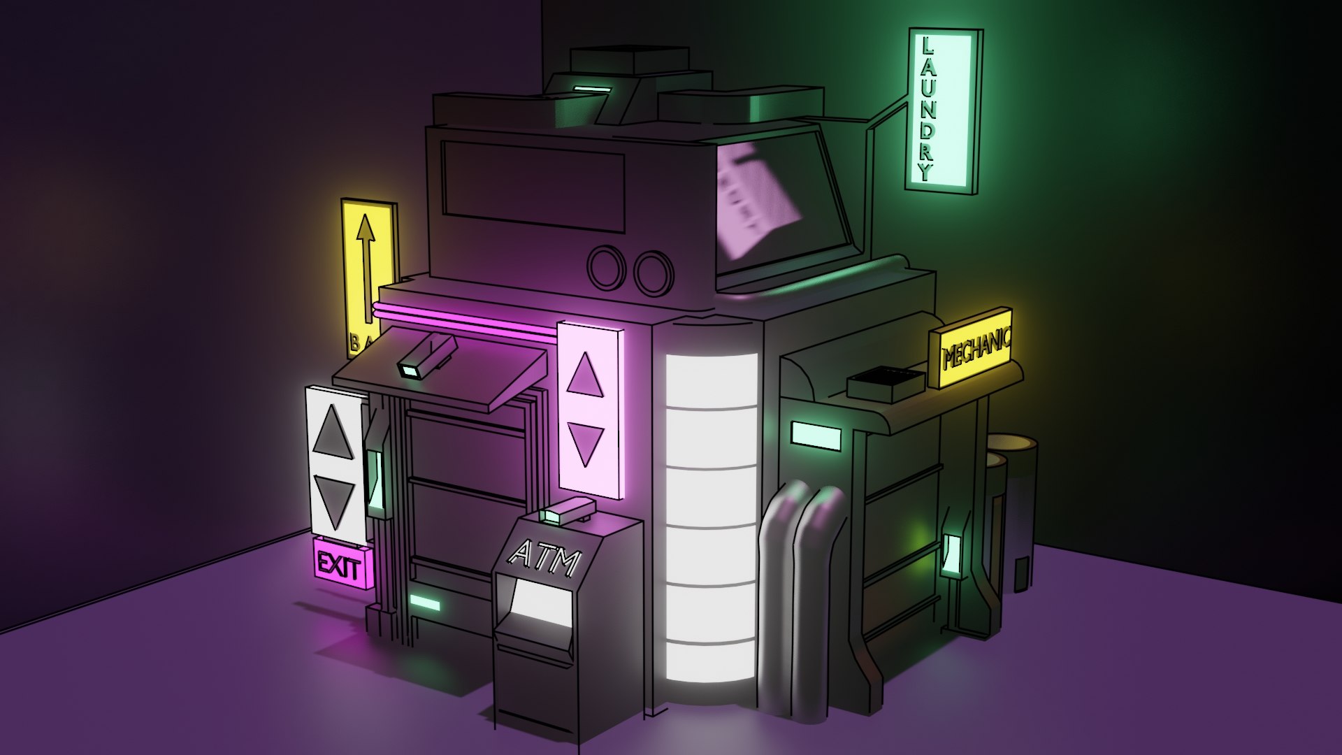 Isometric Building 3D model - TurboSquid 2118869
