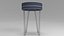 footstool chair furniture 3D model