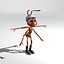 Worker Ant Character (Rigged) (Animated)