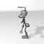 Worker Ant Character (Rigged) (Animated)