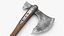 3D Battle Axe - 8K PBR Textures