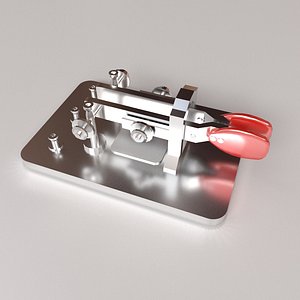 3D model Dual Paddle Key