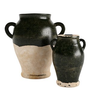 Mesa Handcrafted Terracotta Ceramics Vase Collection 3D model
