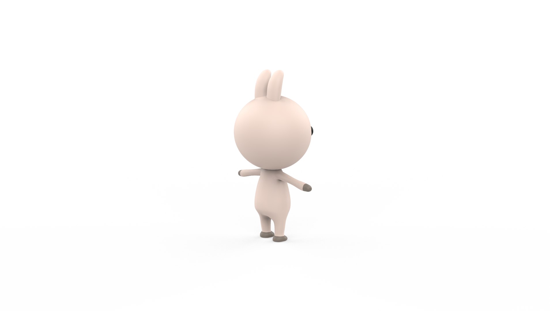 3D model Stylized Character 001 Rabbit - TurboSquid 2170994