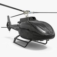 Compact Rotorcraft Civil Use Black Simplified