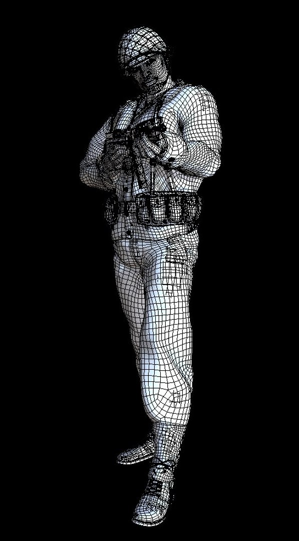 Soldier Ww2 Printable 3D Model - TurboSquid 1561500