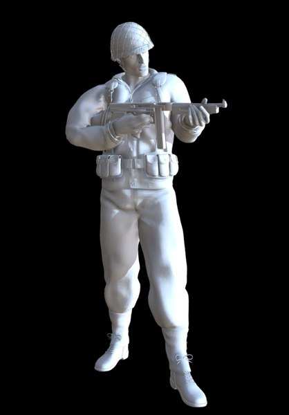 3D Model Soldier Ww2 Printable - TurboSquid 1562205