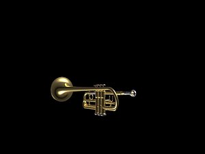 trumpet 3d max