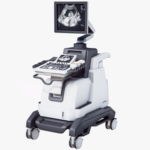 3D Ultrasound Scanner SIUI Apogee 3800 PBR model