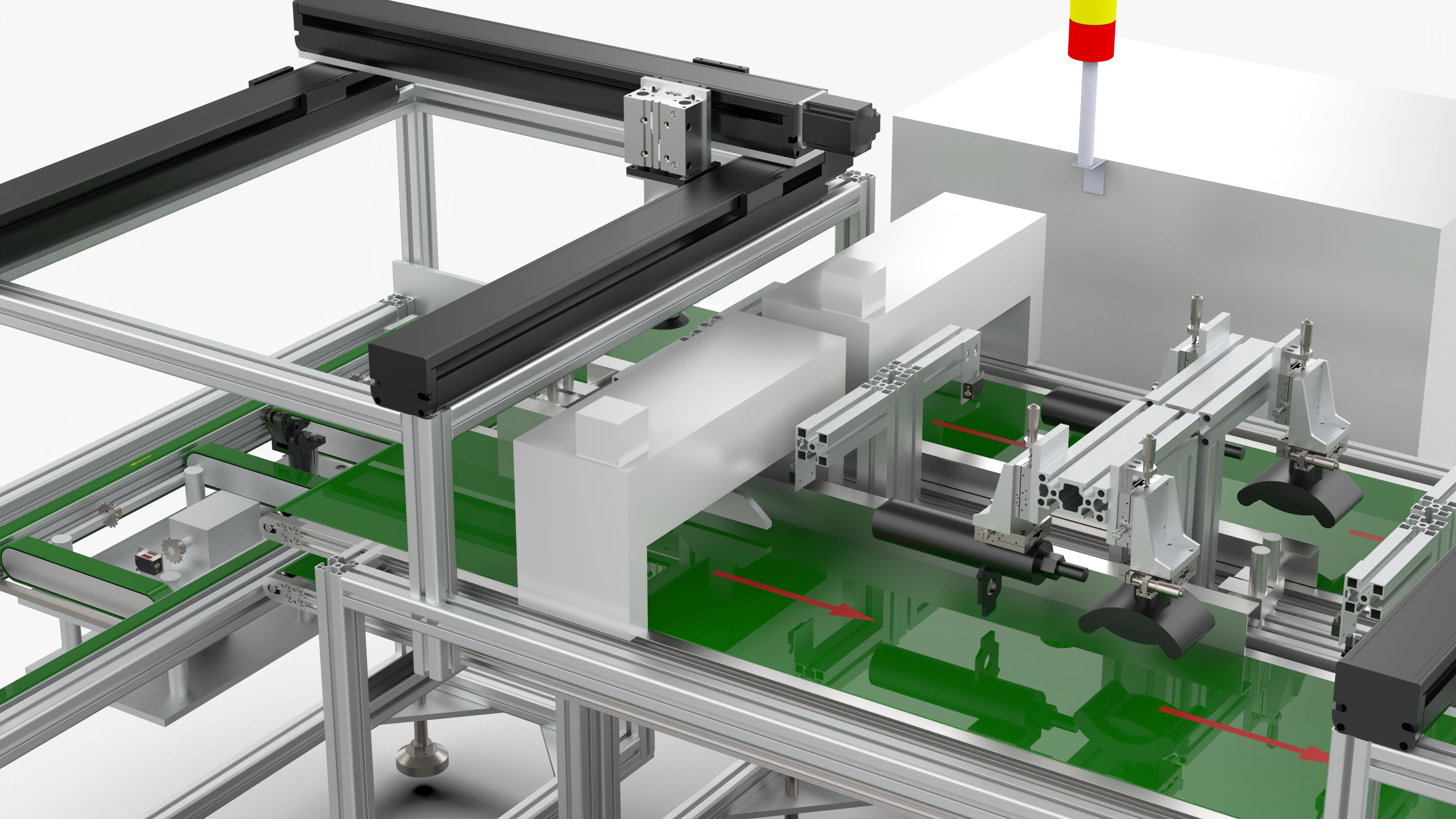 modelo 3d Fully Automatic Loading and Unloading Tray Inkjet Code ...