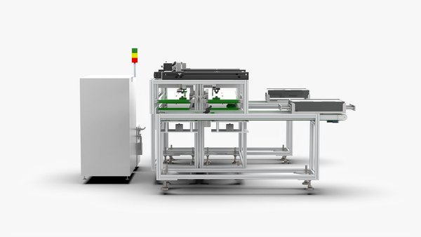 modelo 3d Fully Automatic Loading and Unloading Tray Inkjet Code ...
