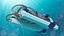3D AURORA 6 Luxury Private Submarine model