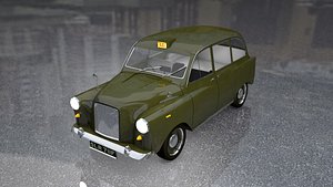 english london taxi cab 3D model