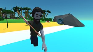 9t5 Low Poly Desert Island