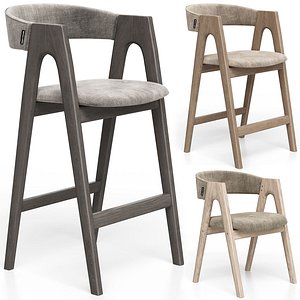 3D Dublin chair regular bar and half-bar from Deephouse