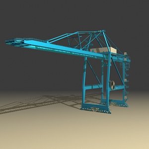 Detailed Shore Side Crane