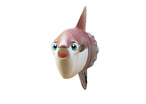 Rigged Cartoon Fish 3D Models for Download