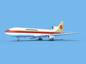 lockheed l-1011-10 continental 3D model